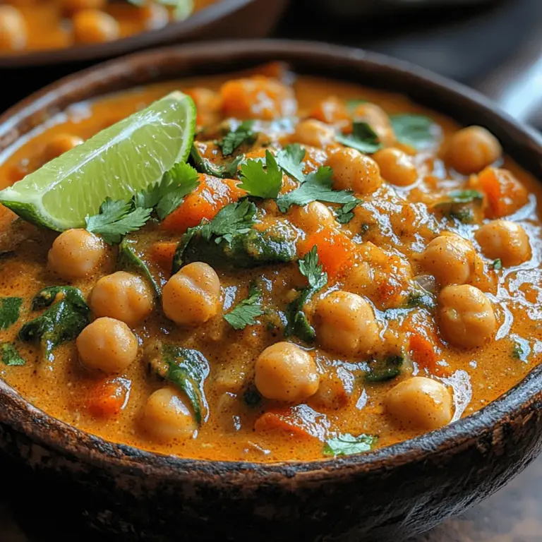 Coconut Curry Chickpea Stew is a delightful and nourishing dish that has taken the culinary world by storm. This warm, comforting stew is not only rich in flavor but also offers a vibrant array of colors that make it visually appealing. The combination of creamy coconut milk, hearty chickpeas, and a medley of fresh vegetables creates a satisfying meal that can be enjoyed any day of the week.
