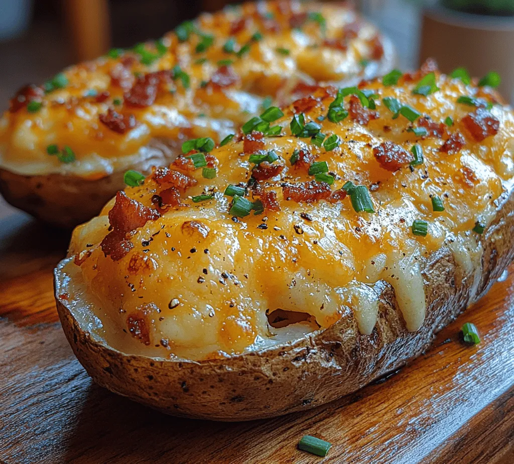If you're in search of a dish that embodies comfort, flavor, and versatility, look no further than the Cheesy Loaded Baked Potatoes Extravaganza. This delightful dish takes the humble baked potato to the next level, transforming it into a hearty meal bursting with flavors and textures that will satisfy even the most discerning palates. Loaded with creamy cheese, crispy bacon, and fresh toppings, these baked potatoes are perfect for family gatherings, game day parties, or even a cozy night in.