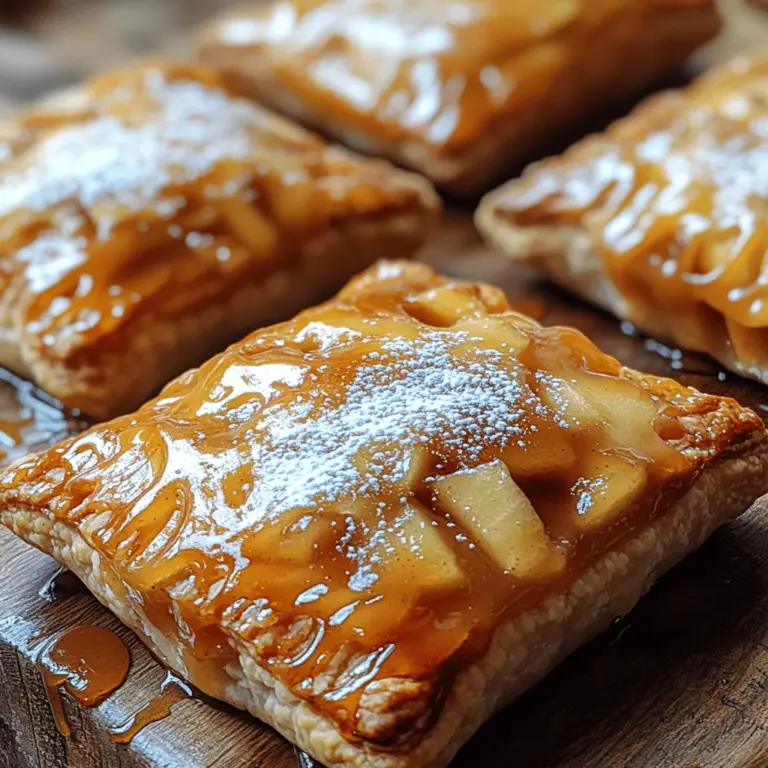 As the leaves begin to change and the air grows crisp, the allure of fall flavors emerges, inviting us to indulge in comforting desserts that evoke nostalgia and warmth. One delightful treat that encapsulates the essence of autumn is the gooey caramel apple hand pie. This recipe combines the sweetness of caramel with the tartness of apples, all wrapped in a flaky, buttery crust, making it the perfect dessert for cozy evenings at home or festive gatherings with friends and family.