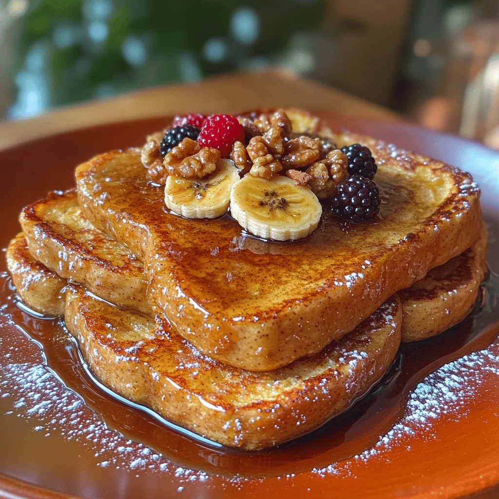 French toast is often regarded as a comfort food, and for good reason. It evokes memories of cozy mornings, family gatherings, and the simple pleasure of enjoying a delicious homemade meal. The soft, pillowy texture of the bread, combined with the lusciousness of eggs and milk, creates a satisfying base that is perfect for topping. Now, imagine adding caramelized bananas to this already fantastic dish; the result is an explosion of flavors and textures that is hard to resist.