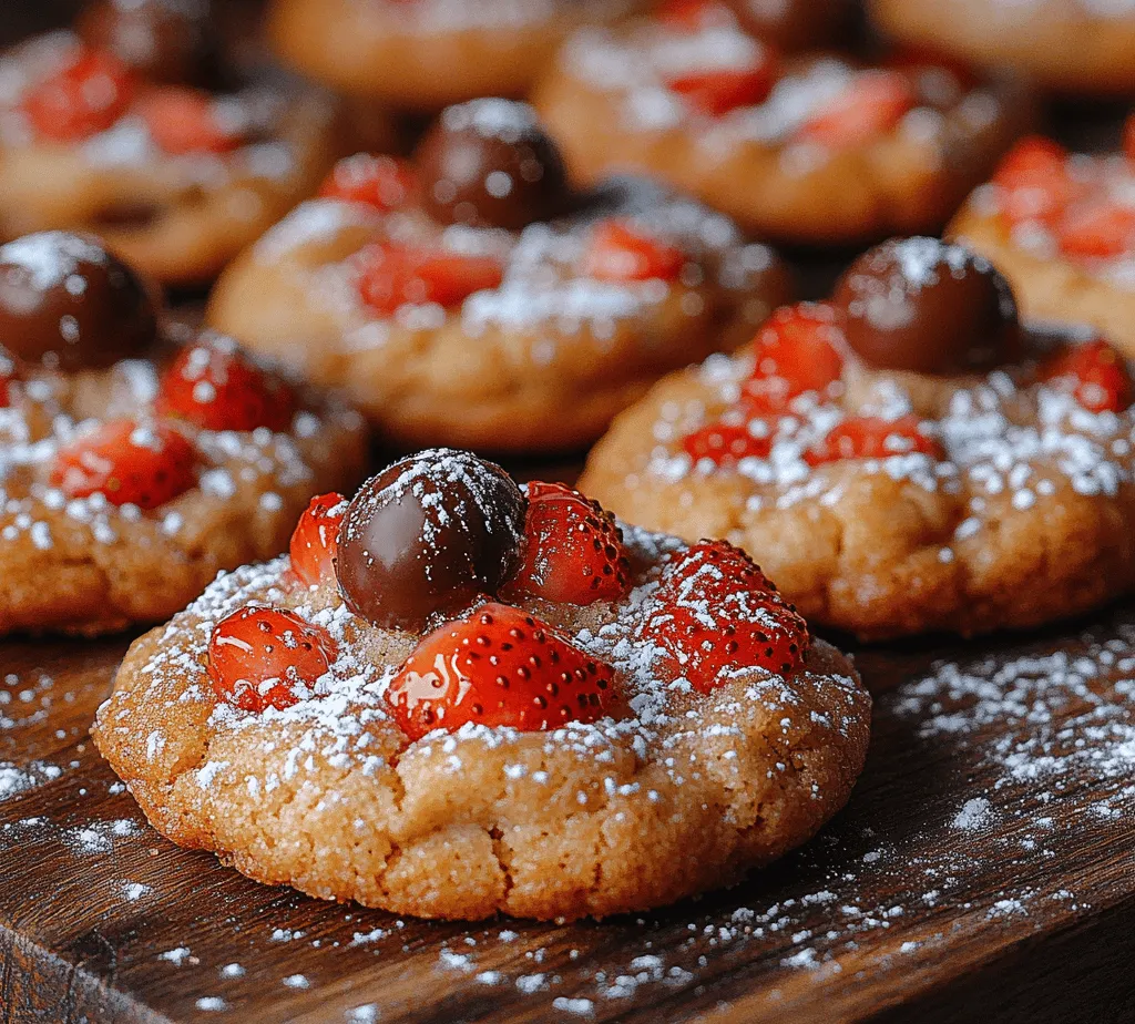 Strawberry Kiss Cookies are a delightful treat that perfectly marries the sweetness of fresh strawberries with the rich, chocolaty goodness of chocolate kisses. These cookies not only appeal to the taste buds but also to the eyes, making them an enchanting addition to any dessert table. The vibrant pink hues of the strawberries, combined with the glossy chocolate kisses, create a visually stunning cookie that is sure to impress friends and family alike.