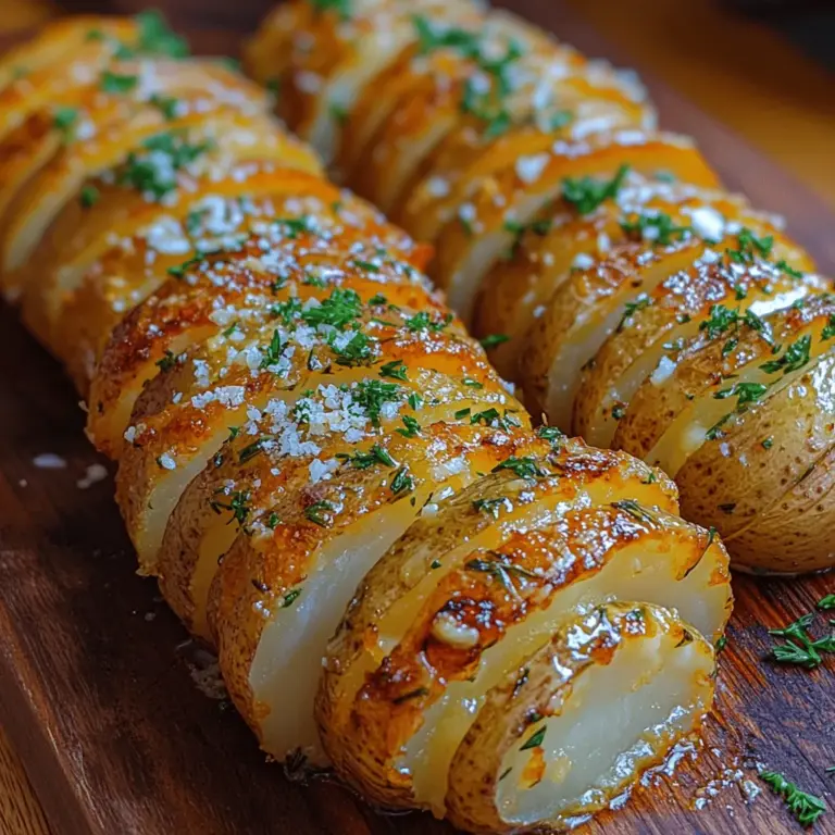 Hasselback potatoes have become a beloved staple in many kitchens around the world, celebrated not only for their unique presentation but also for the delectable flavors that come from their preparation. Originating from Sweden, these potatoes are sliced thinly along their length, creating a fan-like appearance that beautifully showcases their crispy edges and tender interiors. The traditional Hasselback method transforms humble spuds into an extraordinary dish that wows guests and family alike.