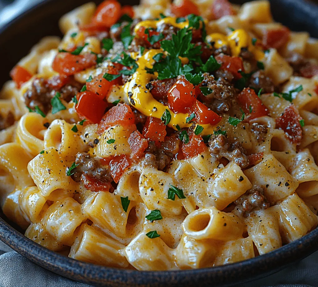 Fusion cuisine is a delightful culinary trend that brings together the best of various culinary traditions, creating unique dishes that tantalize the taste buds. At the heart of this delicious movement lies the Loaded Bacon Cheeseburger Alfredo Pasta, a brilliant combination of two beloved comfort foods: the rich, creamy Italian Alfredo pasta and the hearty American cheeseburger. This dish takes the essence of both worlds and melds them into a single, indulgent experience that is sure to please anyone at the dinner table.