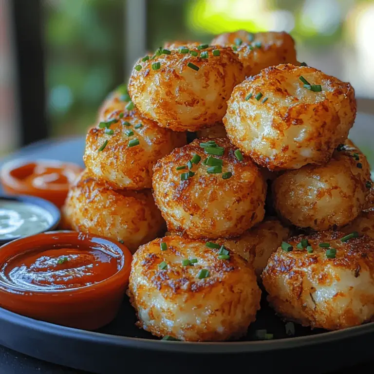 Tater tots are more than just a side dish; they are a beloved comfort food that has captured the hearts (and stomachs) of many. These little golden bites of crispy goodness are perfect for accompanying burgers, hot dogs, or simply enjoyed on their own with a side of dipping sauce. While the frozen versions you find in supermarkets are convenient, nothing beats the taste and texture of homemade tater tots. Making your own allows you to achieve the perfect crunch while retaining a fluffy interior, elevating this simple dish to new culinary heights.