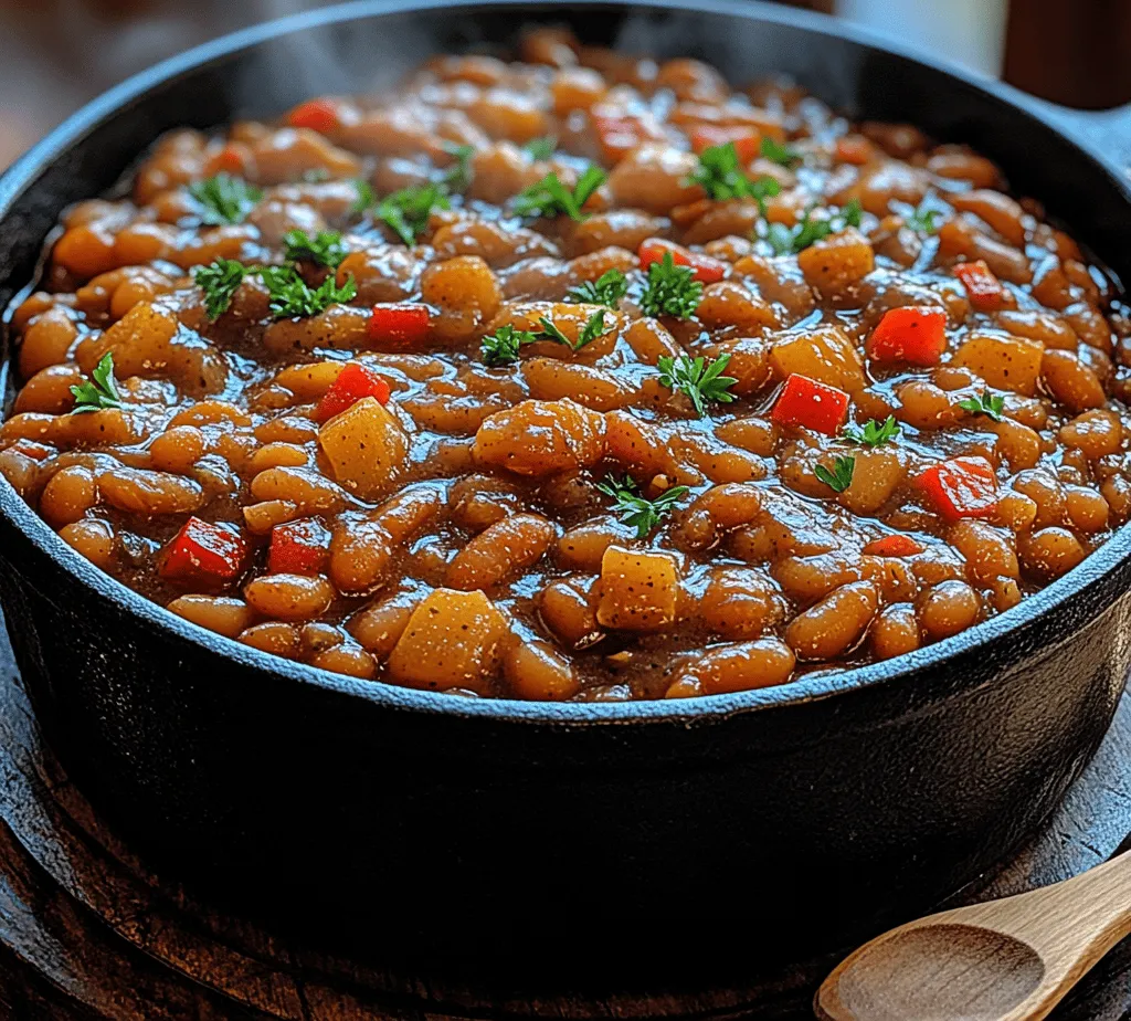 Baked beans have long been a staple in various cuisines around the world, from the classic American barbecue to the English breakfast plate. Their comforting nature and hearty texture make them a favorite among families, while their versatility allows for endless variations. Today, we introduce you to a delightful twist on this classic dish: Smoky Maple Veggie Baked Beans. This recipe is not only a delicious plant-based alternative but also a wholesome option packed with flavor and nutrition.