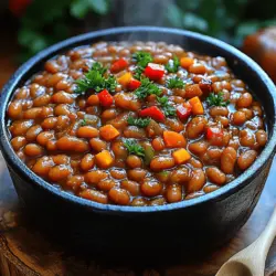 Baked beans have long been a staple in various cuisines around the world, from the classic American barbecue to the English breakfast plate. Their comforting nature and hearty texture make them a favorite among families, while their versatility allows for endless variations. Today, we introduce you to a delightful twist on this classic dish: Smoky Maple Veggie Baked Beans. This recipe is not only a delicious plant-based alternative but also a wholesome option packed with flavor and nutrition.