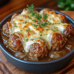 If you're seeking a dish that embodies comfort, flavor, and a touch of culinary elegance, look no further than French Onion Meatballs. This delightful fusion combines the classic flavors of French onion soup—caramelized onions, savory broth, and melted cheese—into a hearty meatball that’s sure to become a household favorite. What’s more, this recipe is versatile enough to fit into any meal, whether you’re serving it as an appetizer at a dinner party or as a main course accompanied by a fresh salad or crusty bread.