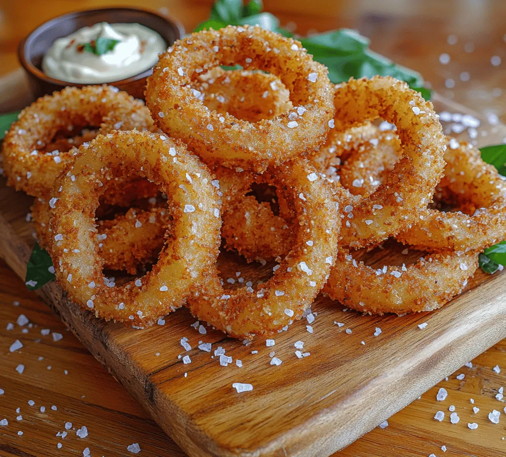 Onion rings are a classic snack and side dish that have captured the hearts and taste buds of many. Whether served alongside a juicy burger or enjoyed on their own with a delicious dipping sauce, these crispy rings are a staple in American cuisine and beyond. The allure of onion rings lies in their satisfying crunch and the burst of flavor that comes with each bite. While you can easily find them on menus across the country, there's something special about making them at home. Homemade onion rings allow you to control the ingredients, ensuring a fresher taste and a crunch that far surpasses store-bought versions.