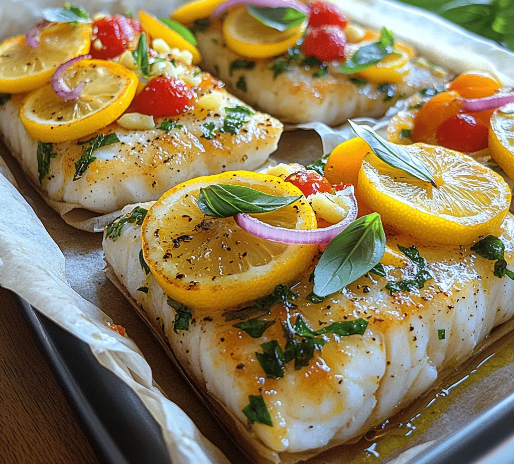 Lemon Basil Fish en Papillote is a delightful dish that brings together the vibrant flavors of fresh ingredients in a unique and visually appealing presentation. This cooking method, which translates to 