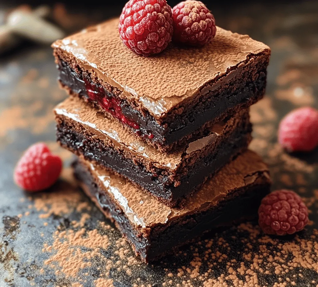 If you’re in the mood for a dessert that embodies both richness and sophistication, look no further than decadent dark chocolate raspberry truffle brownies. This luscious treat combines the intense flavor of high-quality dark chocolate with the bright, tart notes of fresh raspberries, creating an irresistible dessert that delights the senses. The marriage of these two ingredients is not only a testament to the culinary creativity of modern baking but also a celebration of flavor — one that is perfect for any occasion.