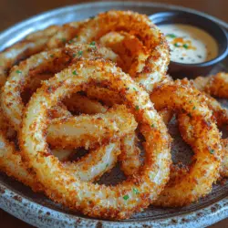 Onion rings are a beloved snack and side dish, cherished for their crispy texture and savory flavor. Their versatility makes them a perfect addition to burgers, sandwiches, or enjoyed on their own as a delightful appetizer. However, traditional deep-fried onion rings often come with a hefty price tag in terms of calories and fat content. That's where air frying steps in as a game-changer.