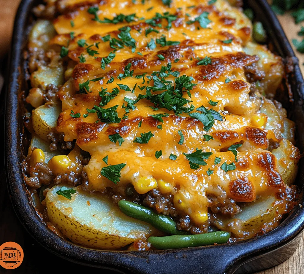 Hobo Casserole Delight is more than just a meal; it’s an experience that brings the warmth of home-cooked comfort food right to your dinner table. This hearty dish not only satisfies hunger but also evokes nostalgia for simpler times with its rich flavors and filling ingredients. A perfect solution for family dinners, potlucks, or any gathering, this casserole features a delightful combination of ground beef, fresh vegetables, and a luscious layer of melted cheddar cheese, all baked to golden perfection.