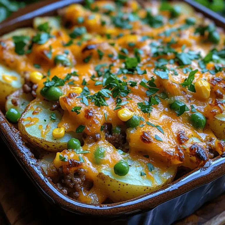Hobo Casserole Delight is more than just a meal; it’s an experience that brings the warmth of home-cooked comfort food right to your dinner table. This hearty dish not only satisfies hunger but also evokes nostalgia for simpler times with its rich flavors and filling ingredients. A perfect solution for family dinners, potlucks, or any gathering, this casserole features a delightful combination of ground beef, fresh vegetables, and a luscious layer of melted cheddar cheese, all baked to golden perfection.