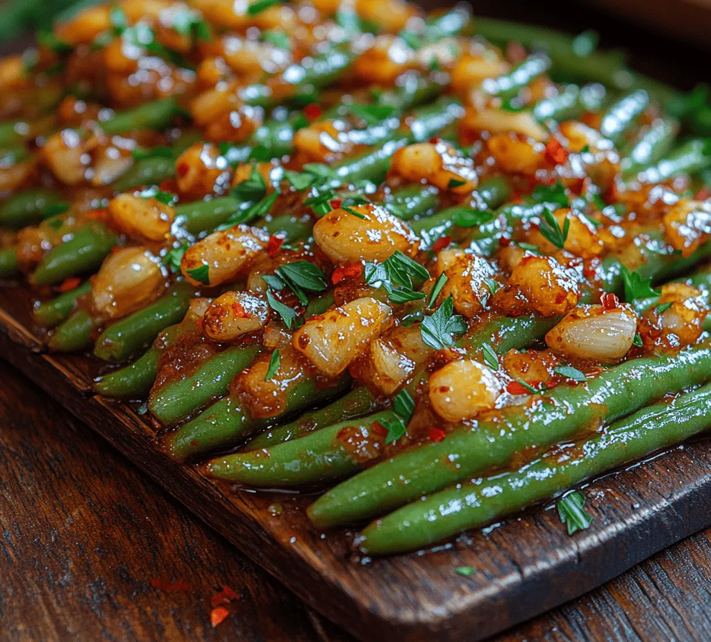 Roasted Garlic Butter Green Beans is a delightful and savory dish that elevates the humble green bean into a flavor-packed side that can accompany any meal. This recipe combines the rich, buttery taste of unsalted butter with the aromatic essence of roasted garlic, creating a perfect balance that enhances the natural flavors of fresh green beans. Whether you’re preparing a weeknight dinner or a festive gathering, this dish is sure to impress your guests and family alike.