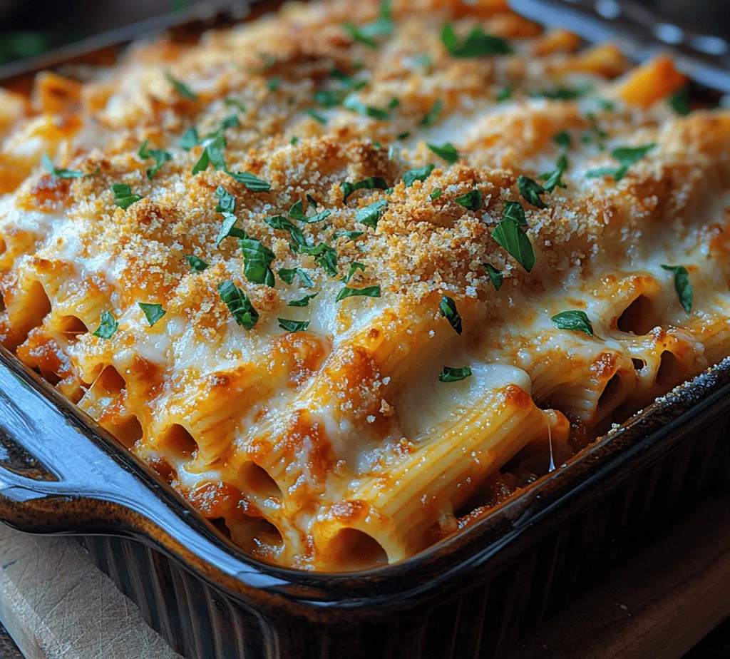 Cheesy Baked Ziti is more than just a dish; it's a celebration on a plate that embodies the essence of comfort food. With its hearty pasta, rich tomato sauce, and an abundance of melted cheese, this dish has the unique ability to evoke feelings of warmth and nostalgia. One of the standout features of this recipe is the addition of a garlic bread topping that not only adds a delightful crunch but also infuses every bite with irresistible flavor. Whether you're hosting a family gathering, preparing a cozy dinner for friends, or simply indulging in a comforting weeknight meal, Cheesy Baked Ziti with Garlic Bread Topping is a dish that promises to satisfy.