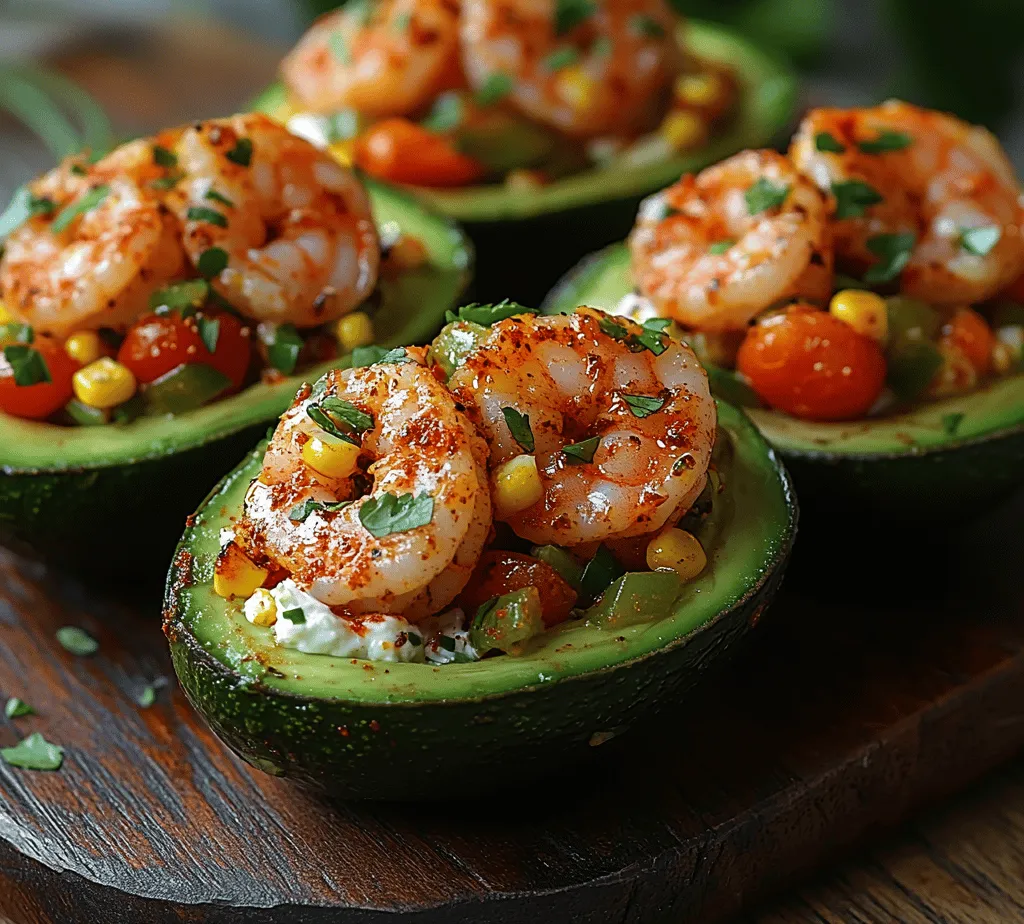 If you're in search of a dish that is both nutritious and bursting with flavor, look no further than Cajun Shrimp Stuffed Avocados. This mouthwatering recipe combines creamy avocado halves with succulent, seasoned shrimp, creating a delightful balance of taste and texture. Not only does it look visually stunning on the plate, but it also packs a punch in terms of health benefits, making it an ideal choice for anyone looking to enjoy a light yet satisfying meal.
