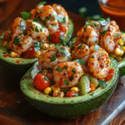 If you're in search of a dish that is both nutritious and bursting with flavor, look no further than Cajun Shrimp Stuffed Avocados. This mouthwatering recipe combines creamy avocado halves with succulent, seasoned shrimp, creating a delightful balance of taste and texture. Not only does it look visually stunning on the plate, but it also packs a punch in terms of health benefits, making it an ideal choice for anyone looking to enjoy a light yet satisfying meal.