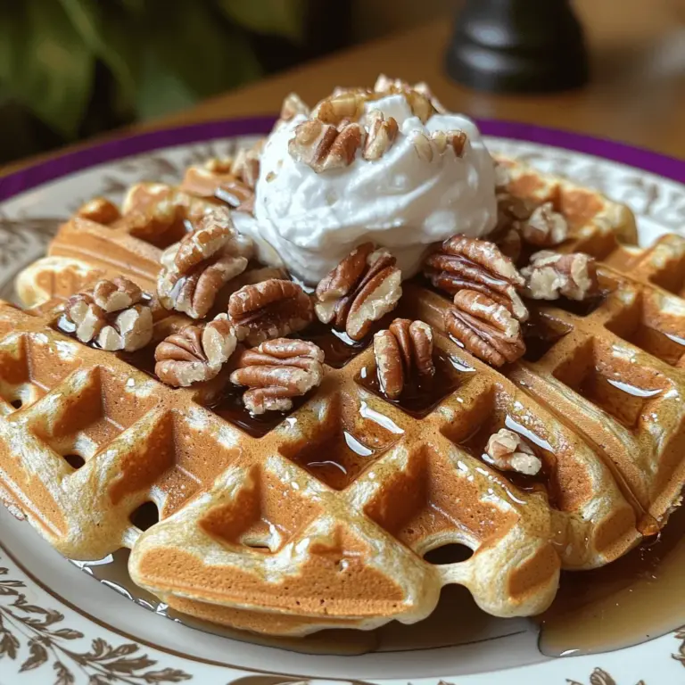 If you’re searching for a unique and delicious breakfast option that combines health and flavor, look no further than maple pecan sweet potato waffles. This delightful recipe is not only a feast for the eyes but also a treat for your taste buds, perfect for breakfast, brunch, or even a sweet dessert. The combination of nutty pecans and naturally sweet roasted sweet potatoes creates a waffle that is both hearty and indulgent.