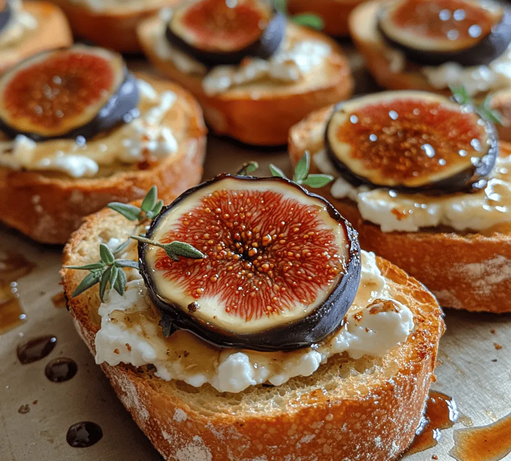 There’s something undeniably charming about serving Roasted Fig & Goat Cheese Crostini at gatherings, whether they are elegant soirées, festive holiday parties, or casual get-togethers with friends. This appetizer encapsulates the perfect blend of sophistication and simplicity, making it an ideal choice for any occasion. Imagine the delightful combination of sweet, caramelized figs mingling with the creamy, tangy notes of goat cheese, all atop crunchy slices of toasted baguette. Each bite is a harmonious interplay of textures and flavors that not only tantalizes the taste buds but also elevates the dining experience.