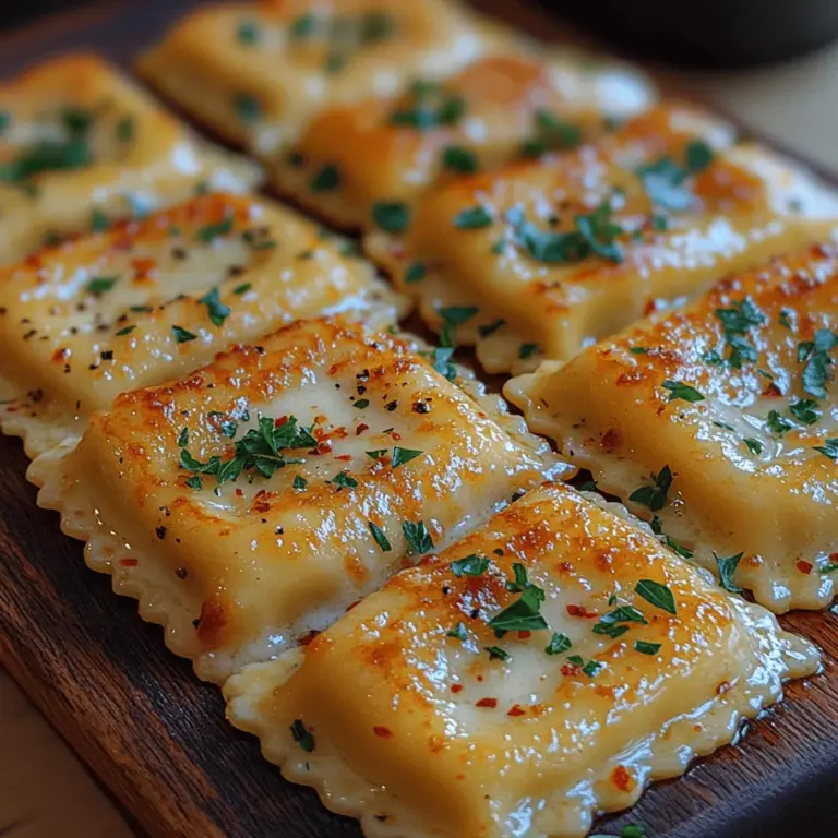 In recent years, innovative pasta recipes have taken the culinary world by storm, captivating food enthusiasts and home cooks alike. Gone are the days when pasta was merely boiled and tossed with sauce; today, chefs and home cooks are exploring creative ways to elevate this beloved staple. One such delightful twist is Butter-Toasted Ravioli, a dish that combines the traditional flavors of ravioli with a crispy, golden exterior that tantalizes the taste buds.