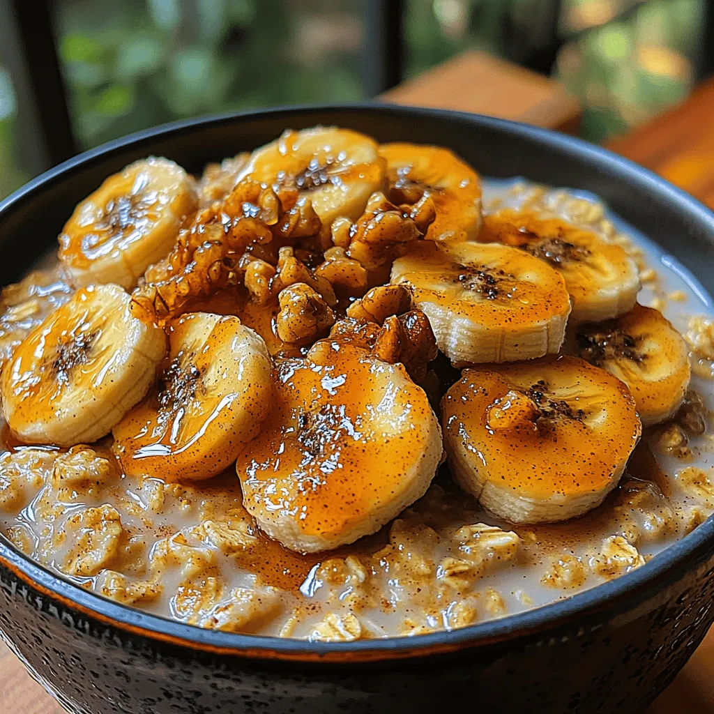 Imagine waking up to the warm, inviting aroma of caramelized bananas wafting through your kitchen, beckoning you to indulge in a comforting and nutritious breakfast. Caramelized Banana Oatmeal is not just a meal; it’s a delightful experience that combines the natural sweetness of ripe bananas with the hearty goodness of oats. This recipe is perfect for those cozy mornings when you need something quick, easy, and satisfying to kick-start your day.