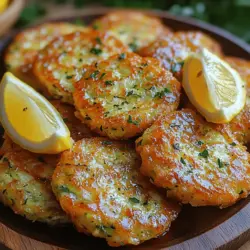 Zucchini Zucchini is the star of this recipe, and for good reason. This summer squash is not only low in calories but also rich in vitamins and minerals. It contains vitamin C, vitamin A, potassium, and antioxidants, making it an excellent choice for promoting overall health. Its mild flavor makes it adaptable to various dishes, and when grated for fritters, it adds moisture and a subtle sweetness that balances well with the other ingredients.