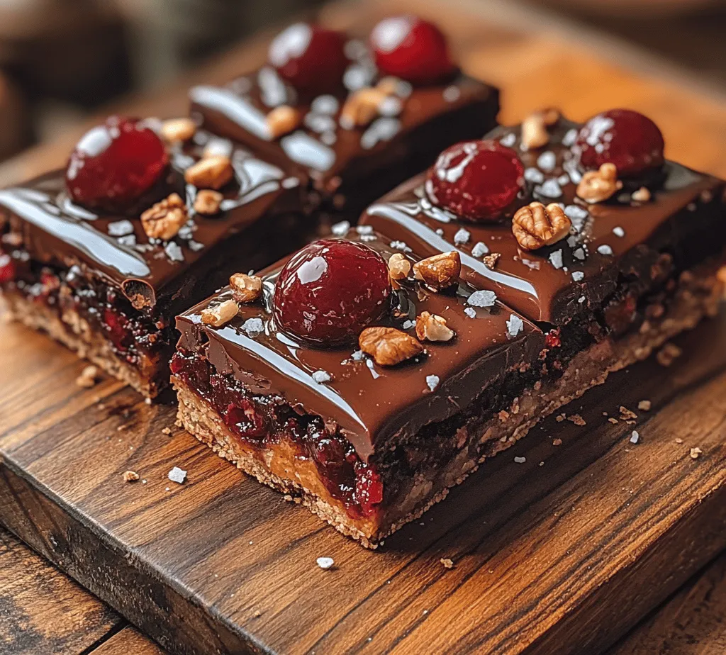 Indulging in a dessert that beautifully marries the richness of chocolate with the tartness of cherries is an experience unlike any other. Enter the Chocolate Covered Cherry Magic Bars—a delectable treat that captures the essence of this delightful combination. With layers of flavor and contrasting textures, these bars are sure to tantalize your taste buds and leave you craving more. Their charm lies not only in their luscious taste but also in their versatility, making them the perfect addition to any gathering, from family reunions to festive holiday celebrations.