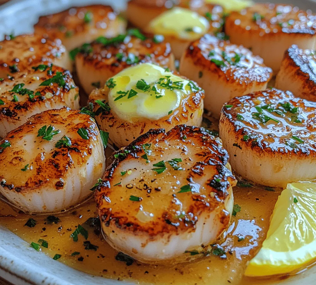 There’s something undeniably sophisticated about a plate of perfectly seared scallops. The dish known as Heavenly Buttery Scallops Delight brings together simplicity and elegance, offering a delightful culinary experience that is both accessible to novice cooks and satisfying for seasoned chefs. This recipe highlights the beauty of fresh sea scallops, allowing their natural flavors to shine through with minimal fuss. The combination of rich, buttery notes with the zesty brightness of lemon and the fresh aroma of parsley creates a dish that seafood lovers will cherish.