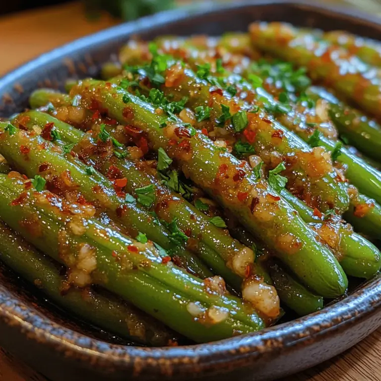 When it comes to side dishes that elevate a meal without demanding hours in the kitchen, savory garlic butter green beans stand out as a delightful option. This dish is not only easy to prepare but also bursts with vibrant flavors that complement a wide range of main courses. The combination of fresh green beans sautéed in rich butter and aromatic garlic creates a harmony of tastes and textures that can turn any ordinary dinner into a gourmet experience.