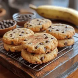 In recent years, banana bread has surged in popularity, becoming a staple in many households as a comforting, home-baked treat. Similarly, cookies are beloved around the world, celebrated for their versatility and ability to bring joy to any occasion. But what if you could combine the best of both worlds? Enter the Banana Bread Chocolate Chip Cookies, a delightful fusion that transforms two classic recipes into a single, indulgent treat. This recipe takes the moist, sweet essence of banana bread and melds it with the gooey, rich satisfaction of chocolate chip cookies, creating a snack that is sure to please both banana lovers and cookie enthusiasts alike.