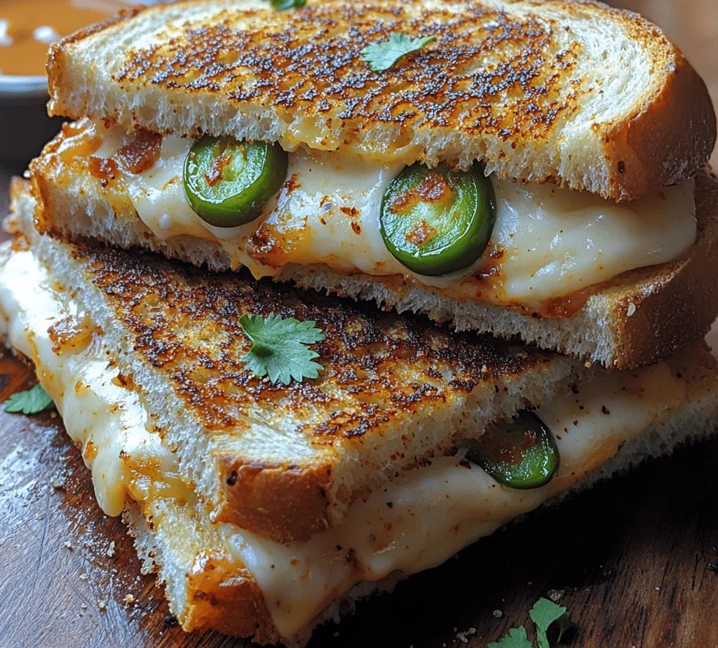 In the realm of comfort food, few dishes can rival the allure of a grilled cheese sandwich. This beloved staple is more than just a meal; it evokes nostalgia, warmth, and satisfaction. Now, imagine taking that classic favorite and giving it a spicy twist that ignites your taste buds—welcome to the world of the Spicy Cheesy Delight: Jalapeño Popper Grilled Cheese Sandwich. This delectable recipe marries the rich creaminess of cheeses with the fiery kick of jalapeños, creating a symphony of flavors that is sure to satisfy cheese lovers and spice enthusiasts alike.
