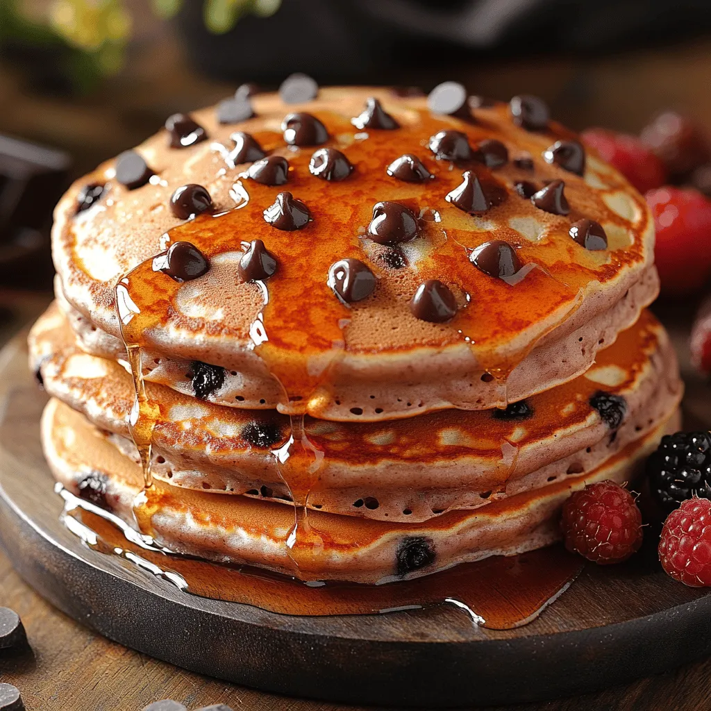 Start your day off on a delectable note with our Choco-Licious Fluffy Pancakes, a delightful twist on the traditional breakfast staple. These pancakes are not just your average morning meal; they represent a harmonious blend of comfort and indulgence, where light and airy textures meet the rich, decadent flavor of semi-sweet chocolate chips. Whether it’s a special occasion or simply a leisurely weekend brunch, this recipe is designed to be quick and easy, allowing you to whip up a batch of these mouthwatering pancakes in no time.