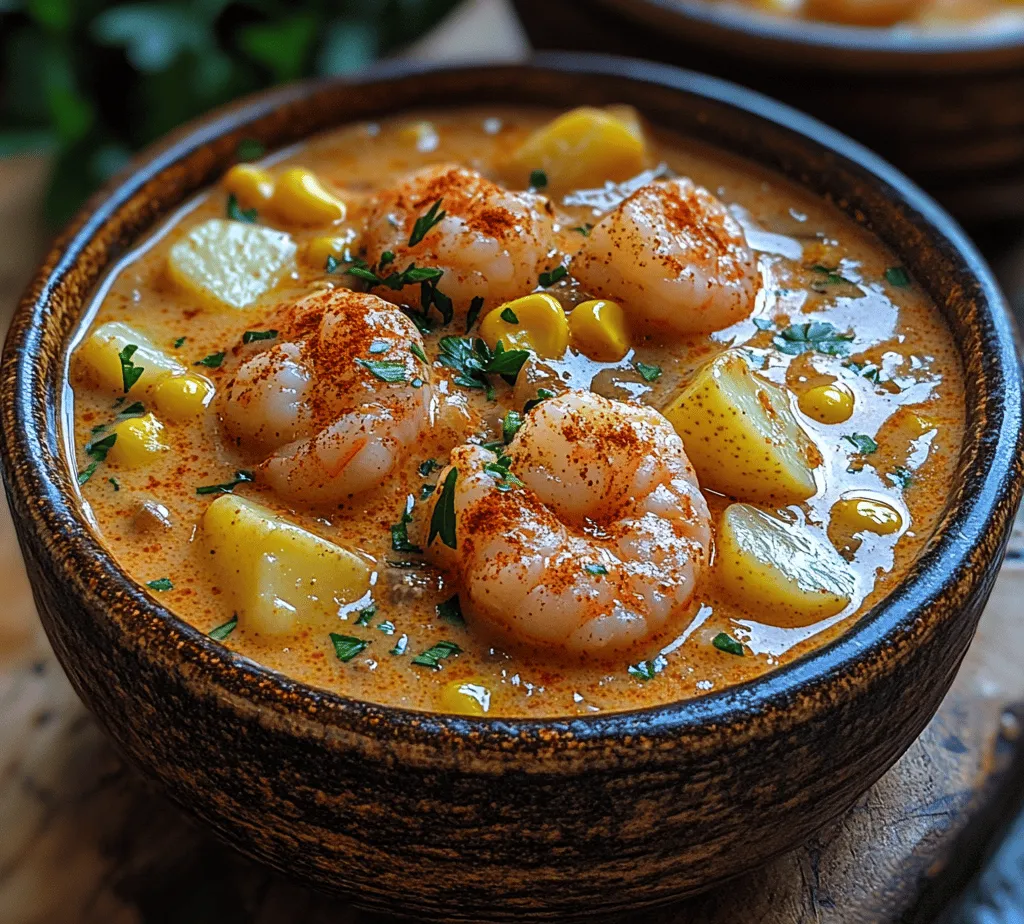 Chowder is more than just a dish; it’s a comforting embrace in a bowl, capturing the essence of hearty, home-cooked meals. Originating from the coastal regions of North America, chowder has evolved into a beloved staple, offering a symphony of flavors and textures that warm the soul. Among the various types of chowders, shrimp chowder stands out for its luxurious creaminess and the delicate, sweet flavor of fresh shrimp, making it a favorite among seafood lovers.