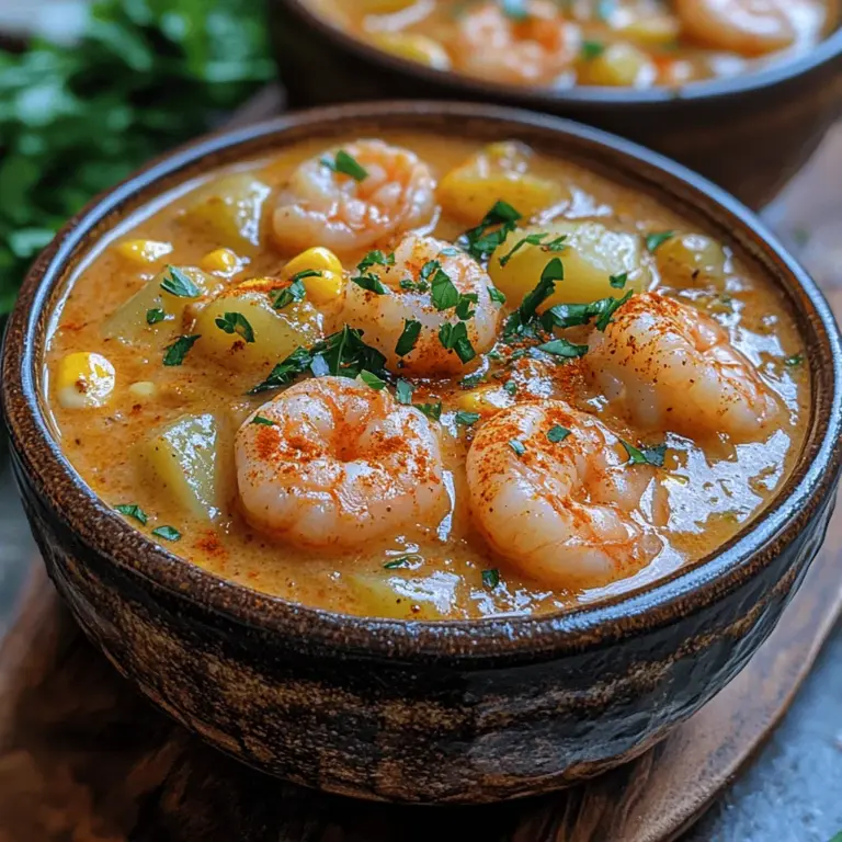 Chowder is more than just a dish; it’s a comforting embrace in a bowl, capturing the essence of hearty, home-cooked meals. Originating from the coastal regions of North America, chowder has evolved into a beloved staple, offering a symphony of flavors and textures that warm the soul. Among the various types of chowders, shrimp chowder stands out for its luxurious creaminess and the delicate, sweet flavor of fresh shrimp, making it a favorite among seafood lovers.