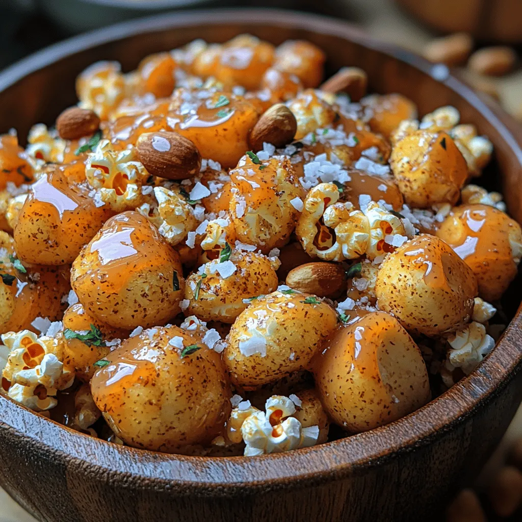 If you’re on the lookout for a delightful snack that embodies the perfect blend of sweetness, saltiness, and a hint of nuttiness, look no further than Coconut Caramel Popcorn Delight. This scrumptious recipe takes the classic popcorn treat to new heights by incorporating rich coconut flavors and a luscious caramel coating that is simply irresistible. Whether you're hosting a movie night, attending a family gathering, or just craving a unique snack, this Coconut Caramel Popcorn Delight will surely impress.