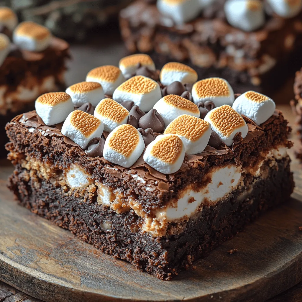 Indulging in a rich and fudgy brownie is a pleasure that many cherish. The mere thought of sinking your teeth into a soft, chocolatey brownie brings warmth and comfort, often evoking memories of family gatherings, celebrations, and cozy nights in. Now, imagine elevating that experience with the nostalgic flavors of s'mores—graham crackers, velvety chocolate, and toasted marshmallows. This article will guide you through the creation of S'mores Brownies, a delightful dessert that merges two beloved treats into one heavenly bite. Not only are these brownies easy to make, but they also promise to be a crowd-pleaser at any gathering, whether it’s a birthday party, potluck, or just a cozy evening at home.