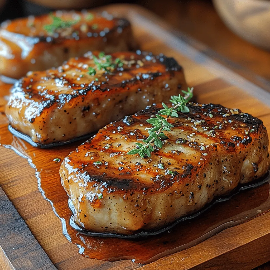 Pork chops have long held a prominent place in home kitchens and restaurants alike, celebrated for their rich flavor and versatility. Whether grilled, baked, or pan-seared, these succulent cuts of meat can be adapted to countless cuisines and flavor profiles. However, one preparation that stands out among the crowd is the Maple Bourbon Glazed Pork Chops. This dish masterfully combines the sweet, earthy notes of pure maple syrup with the subtle warmth and complexity of bourbon, creating a glaze that transforms ordinary pork chops into an extraordinary culinary experience.