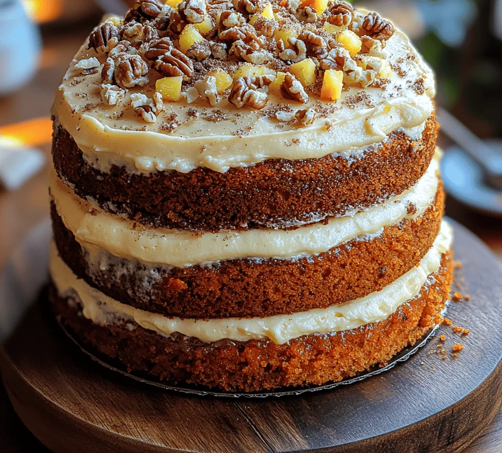 Carrot cake has carved a special niche in the hearts of dessert lovers around the world. Its delightful combination of comforting spices, moist texture, and the natural sweetness of carrots makes it a staple in bakeries and home kitchens alike. The cake’s unique flavor profile, which often includes hints of cinnamon, nutmeg, and even hints of tropical fruit, appeals to a broad audience—from those looking for a healthier dessert option to anyone simply in search of a slice of something delicious.