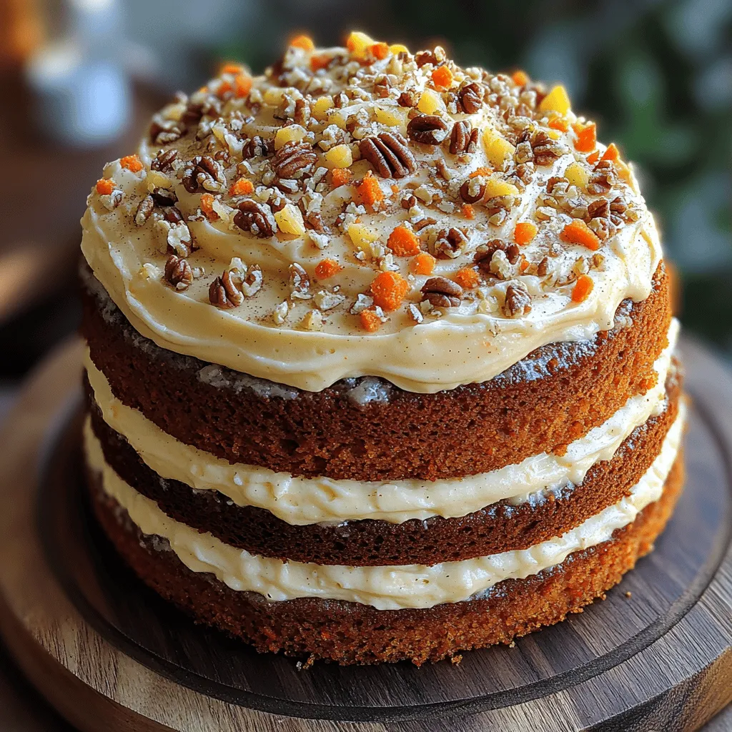 Carrot cake has carved a special niche in the hearts of dessert lovers around the world. Its delightful combination of comforting spices, moist texture, and the natural sweetness of carrots makes it a staple in bakeries and home kitchens alike. The cake’s unique flavor profile, which often includes hints of cinnamon, nutmeg, and even hints of tropical fruit, appeals to a broad audience—from those looking for a healthier dessert option to anyone simply in search of a slice of something delicious.