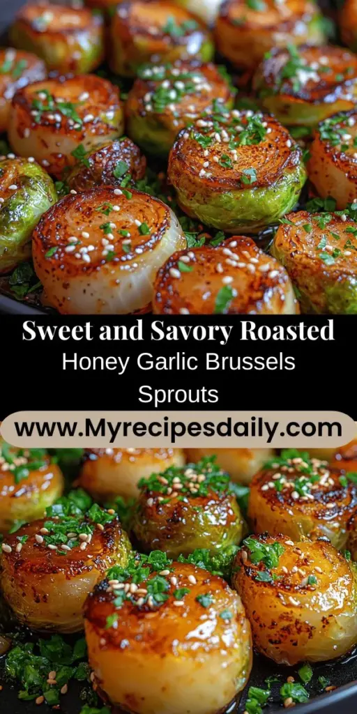 Discover the delicious transformation of Brussels sprouts with this roasted honey garlic recipe! This dish highlights the vegetable's nutty flavor and health benefits, making it a perfect addition to any meal. Packed with vitamins, minerals, and fiber, roasted Brussels sprouts are not only nutritious but also versatile, pairing well with various proteins. Try this simple recipe to create a sweet and savory side that will impress everyone at your dinner table. Enjoy the crunch and caramelization that makes these Brussels sprouts a modern culinary favorite!