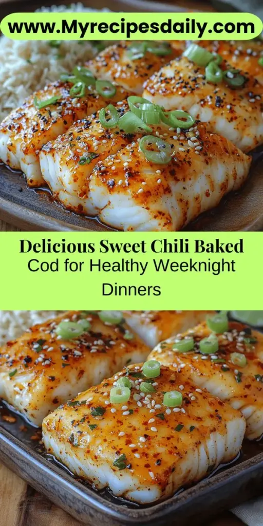 Discover the delicious and nutritious Sweet Chili Baked Cod, a perfect addition to your weeknight dinner lineup. This easy-to-make recipe combines the mild, flaky cod with a vibrant blend of sweet chili sauce, garlic, and ginger, creating a delightful flavor profile. Learn about the health benefits of cod, the allure of sweet chili sauce, and get insights on selecting quality ingredients. Enjoy a flavorful, balanced meal that's simple to prepare and sure to impress!