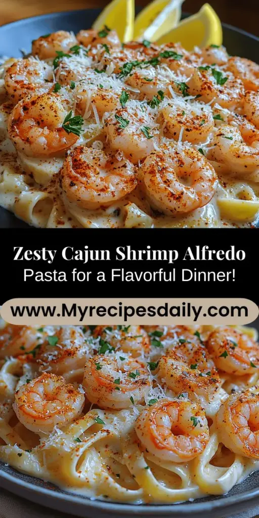 Dive into the delicious world of Zesty Cajun Shrimp Alfredo Pasta, where creamy Alfredo meets bold Cajun spices for a flavor explosion. This easy-to-make dish features succulent shrimp in a rich sauce, tossed with fettuccine for a perfect bite every time. Ideal for a weeknight dinner or a special occasion, this recipe will impress your guests and elevate your culinary skills. Explore the harmony of Cajun and Italian cooking and enjoy a satisfying meal that packs a tasty punch!