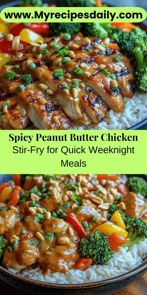 Dive into the delicious world of Spicy Peanut Butter Chicken Stir-Fry, a perfect blend of tender chicken, vibrant veggies, and a creamy peanut sauce with a kick of sriracha. This recipe is quick to prepare, making it an ideal choice for weeknight dinners. Explore the nutritional benefits of juicy chicken thighs, colorful vegetables, and wholesome peanut butter, while learning the best cooking techniques and serving suggestions to elevate your meal. Enjoy a flavorful adventure right at home!