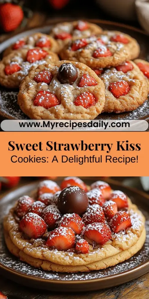 Discover the delightful world of Strawberry Kiss Cookies, a treat that combines the sweetness of fresh strawberries with the creamy richness of chocolate kisses. Perfect for any occasion, these cookies will catch your eye and satisfy your taste buds. With vibrant colors and a unique flavor profile, they’re sure to be a hit at parties and gatherings. Follow our step-by-step guide to bake these enchanting cookies and impress your friends and family!