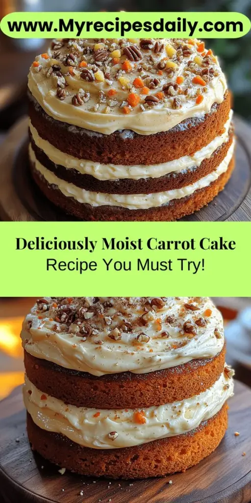 Discover the joy of baking with The Ultimate Carrot Cake recipe! This delicious dessert combines fresh carrots, warm spices, and a rich cream cheese frosting for a truly unforgettable treat. Perfectly moist and flavorful, this cake is not only a crowd-pleaser but also a healthier option packed with vitamins. Learn about its fascinating history and enjoy step-by-step instructions to create a delightful treat that will impress friends and family. Your baking adventure awaits!