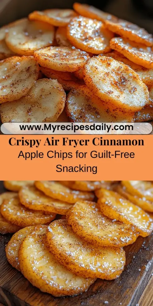 Discover the delightful world of homemade crispy air fryer cinnamon apple chips! This simple recipe transforms fresh apples into a guilt-free snack that’s sweet, crunchy, and infused with warm cinnamon. Perfectly customizable, these chips can serve as a healthy treat, a topping for yogurt, or a crunchy salad addition. Enjoy the amazing flavor and health benefits of this easy snack, making it a must-try for any kitchen. Embrace healthy snacking with this delicious recipe!