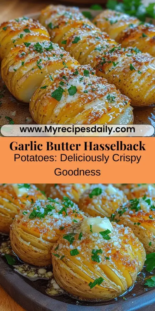 Elevate your dining experience with Garlic Butter Hasselback Potatoes, a stunning side dish that merges simple ingredients into a gourmet delight. This Swedish-inspired recipe features thinly sliced russet potatoes baked to crispy perfection, infused with rich garlic butter for a flavor explosion. Perfect for any occasion, these potatoes offer a beautiful presentation and a satisfying crunch, making them the star of your dinner table. Discover the joy of cooking and enjoy this deliciously comforting dish that pairs well with a variety of main courses.