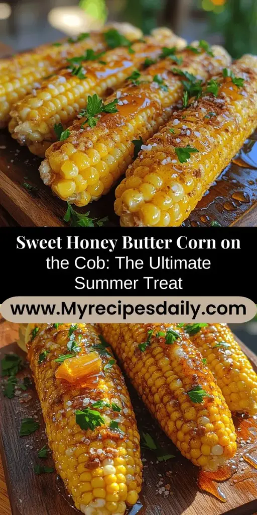 Elevate your summer gatherings with Sweet Honey Butter Corn on the Cob, a mouthwatering twist on a classic dish. This recipe combines fresh corn with a rich honey butter glaze that enhances its natural sweetness, making it a favorite at barbecues and picnics. Learn how to select and cook your corn perfectly while exploring the nutritional benefits and fun serving ideas. Discover how to make this delectable side dish shine at your table, leaving everyone craving more.
