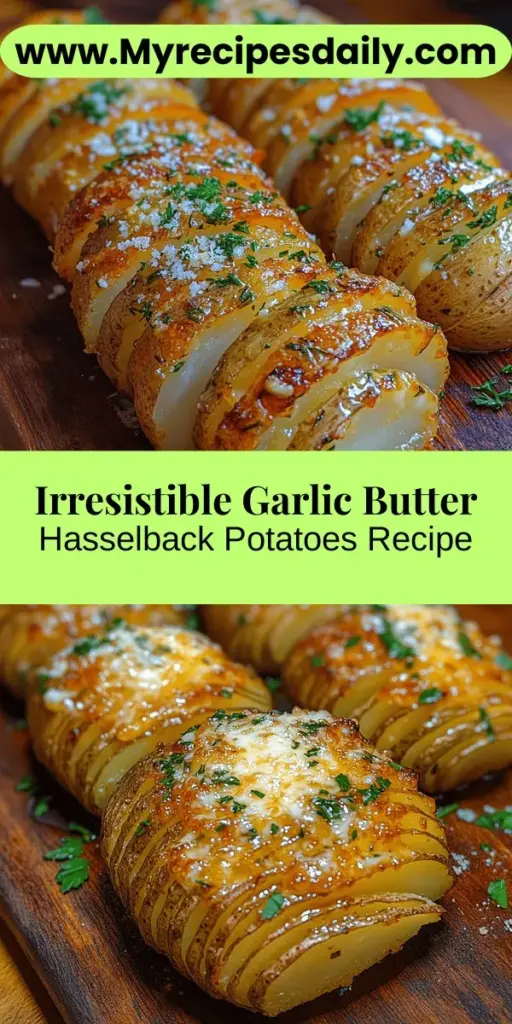Discover a culinary gem with Garlic Butter Hasselback Potatoes, an elegant twist on a classic dish that showcases stunning presentation and delicious flavors. This recipe transforms simple russet potatoes into a show-stopping side, featuring crispy edges and a soft interior infused with rich garlic butter. Perfect for dinner parties or cozy family meals, these potatoes are sure to impress. Elevate your cooking with this delightful recipe that balances taste and aesthetics beautifully.