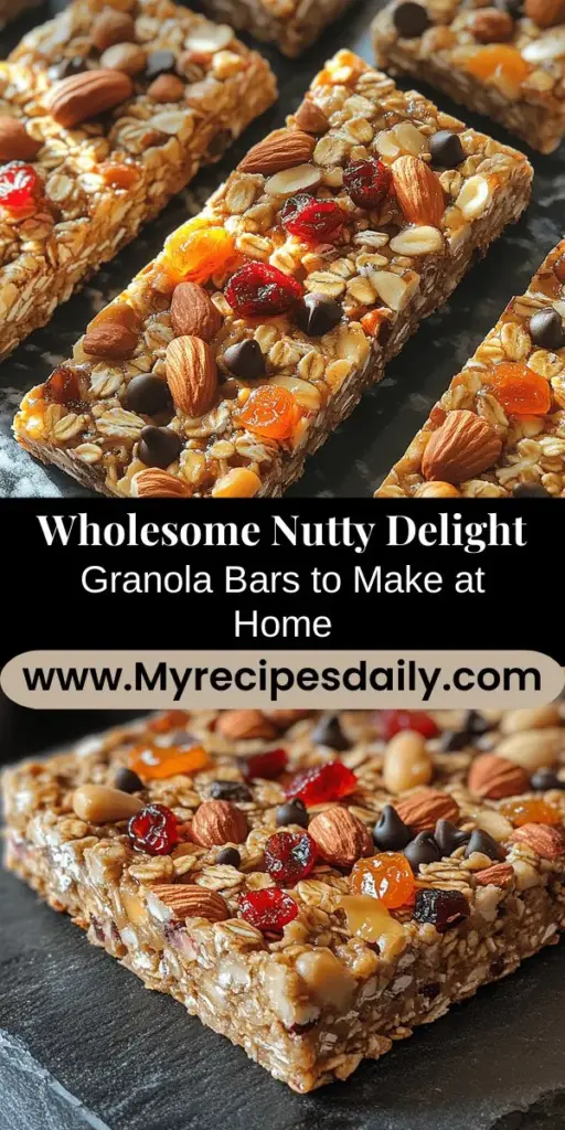 Discover the joy of making your own Nutty Delight Granola Bars, a wholesome snack that's both delicious and nutritious. Packed with rolled oats, mixed nuts, and natural sweeteners, these bars offer a perfect blend of taste and health benefits. Easy to prepare at home, they allow for customization to suit your taste. Whether for breakfast or as an afternoon pick-me-up, these homemade granola bars are a delightful addition to your snack routine. Enjoy them fresh or on the go!